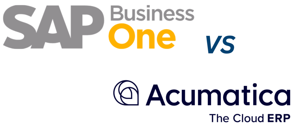 sap business one vs acumatica