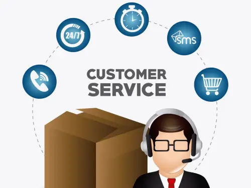 Customer service icon with support elements, emphasizing Zconsulto's responsive SAP B1 support services.