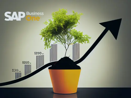 Graph illustrating business growth with SAP Business One implementation in Michigan