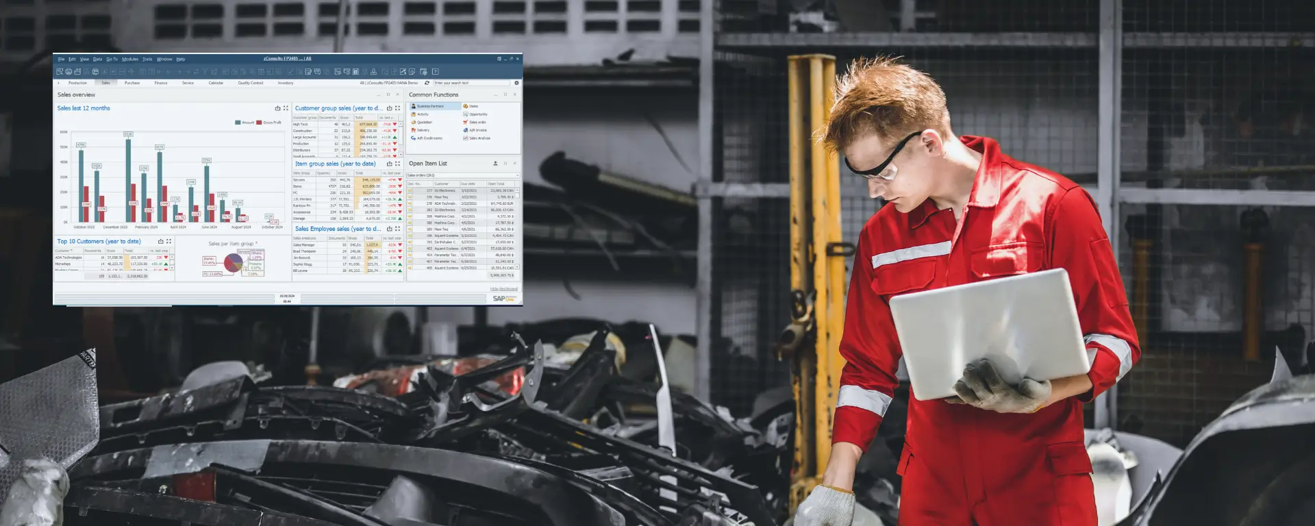 Automotive Inventory Management Software - Optimize operations and reduce costs with ERP solutions.